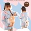 Large Capacity Plush Bear Crossbody Bag Plush Toy Animal Shoulder Bag Children Backpack  Students