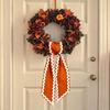 Entryway Wreath Ribbon Tie, Polyester Holiday Accent for Fall Gatherings, Thanksgiving Display and Classroom Use