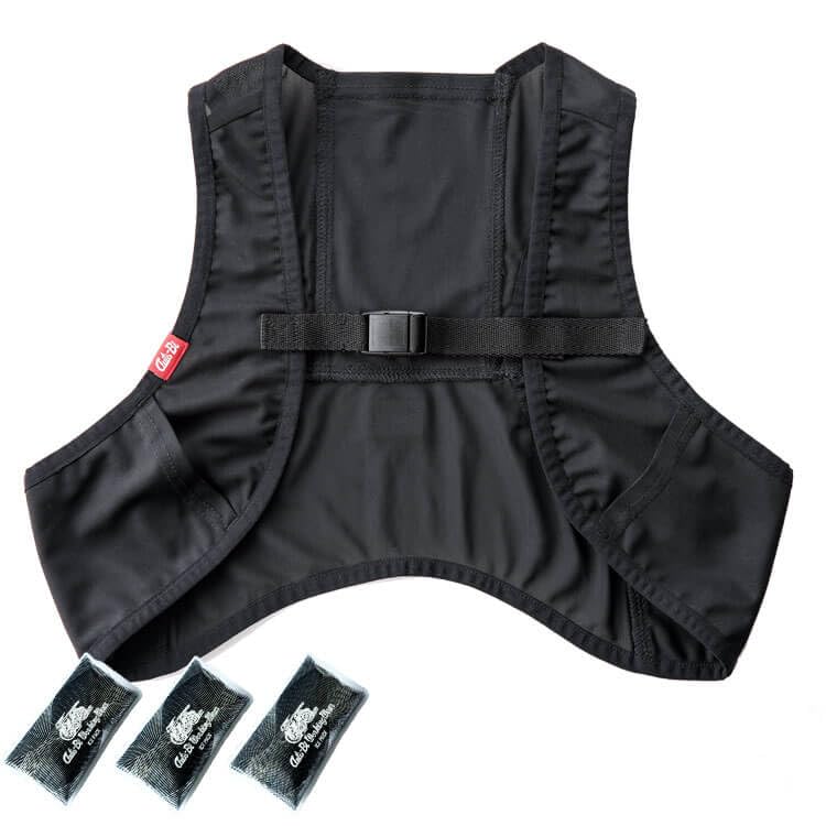 [Yamada Tatsumi] Motorcycle Ice Pack Vest & Ice Pack (Cooling Agent) 3-Pack 24016 Ice Vest Freezer Vest L