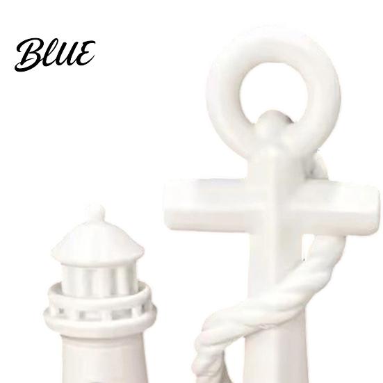 Sailing Enthusiast Decor Desk Decor Lighthouse Boat And 3D Printed Statue Nautical Medium Size Ocean Gift Theme Figurine for