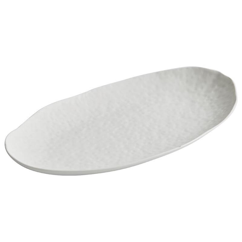 12-inch Ceramic Boat-shaped Fish Platter
