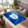 Tappeto in Velluto di Cristallo con Stampa del Preston North End Football Club, Comodo Assorbente d'Acqua Antiscivolo per Pavimenti Interni