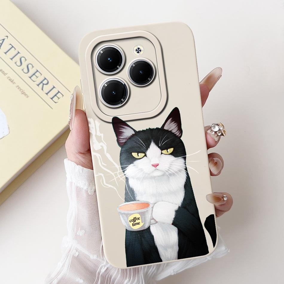 For Infinix Hot 40 Pro Case Hot 40 40i 40Pro Hot40 Hot40i Cute Panda Rabbit Cartoon Soft Silicone Shockproof Phone Cases