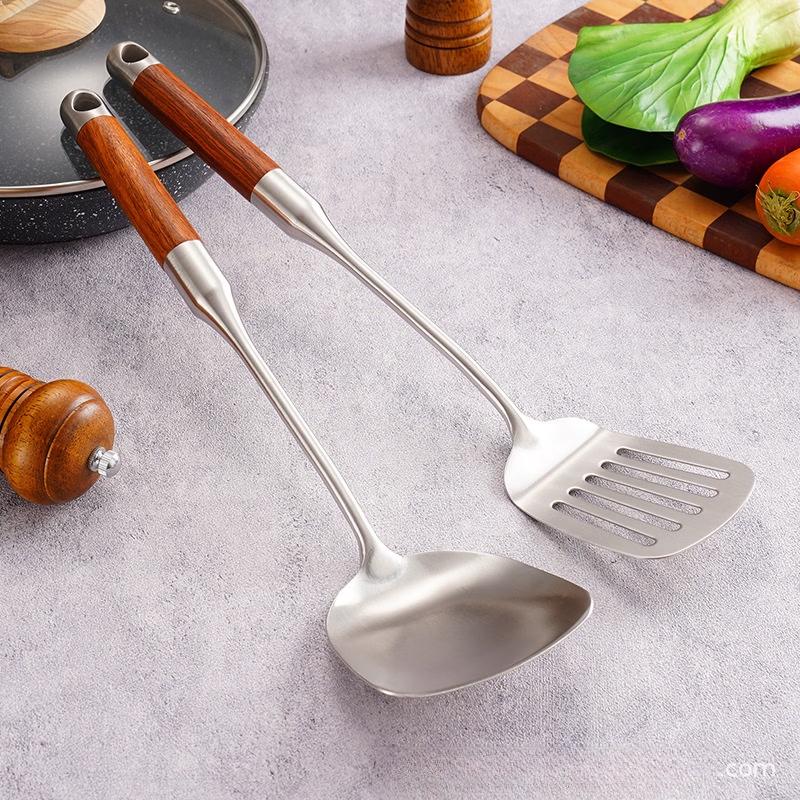 Zhishi 316 Stainless Steel Spatula with Rosewood Handle