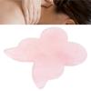Portable Rose Quartz Guasha Board Butterflies Shaping Gua Sha Scraping Massage Tool
