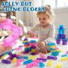 Neue Gelee-Bausteine zur Entspannung Kinder-Bausteine Puzzle DIY Spielzeug Geburtstagsgeschenke Weicher Gummi-Baustein