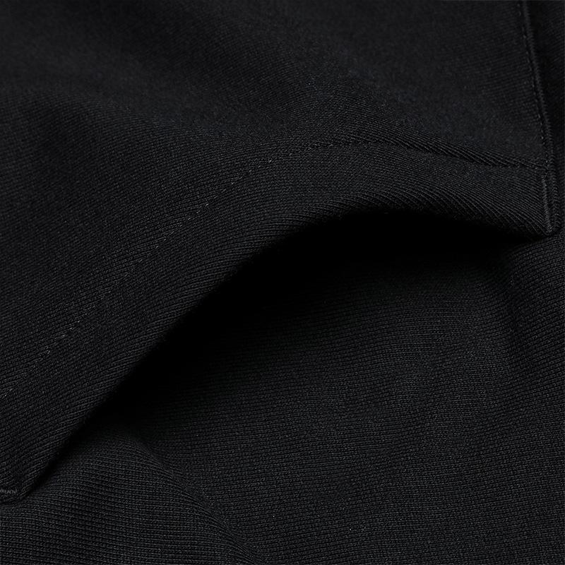 FILA Milano Series Simple Casual Versatile Fleece Hoodie Men hoodies Black F11M515205FBK