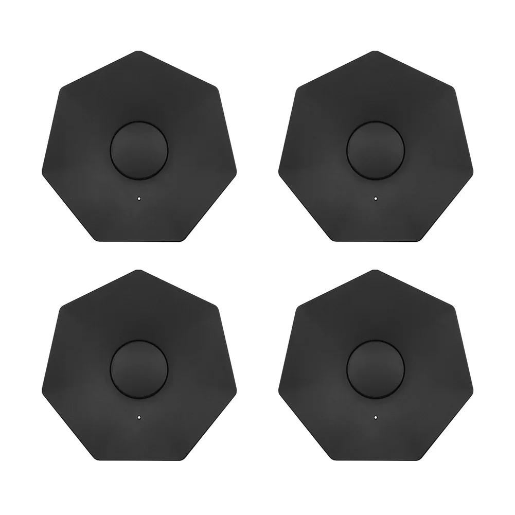 Lot de 4 Enjoliveurs de Moyeu de Roue Anneau Central Enjoliveur de Roue Remplacement Performance pour Tesla Cybertruck 2025 2025 Automobiles Pièces d'Usure
