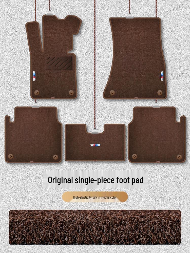 Silk Coil Floor Mats for BMW: 5, 3, 7 Series, 525Li, 530Li, 320li, X1, X3, X5, X6