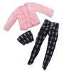 1 Set 30cm Puppenkleid Winterkleid Set Puppen ankleiden Puppengeschenk 1:6 Puppenkleid
