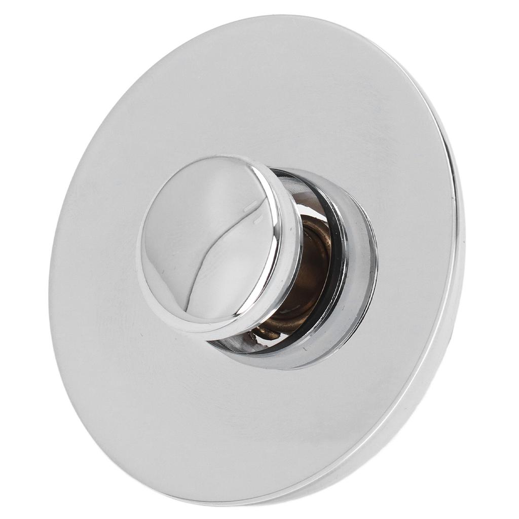 Bathroom Sink Stopper Press Popping Up Anti Clogging Brass Stainless Steel Basin Sink Drain Plug