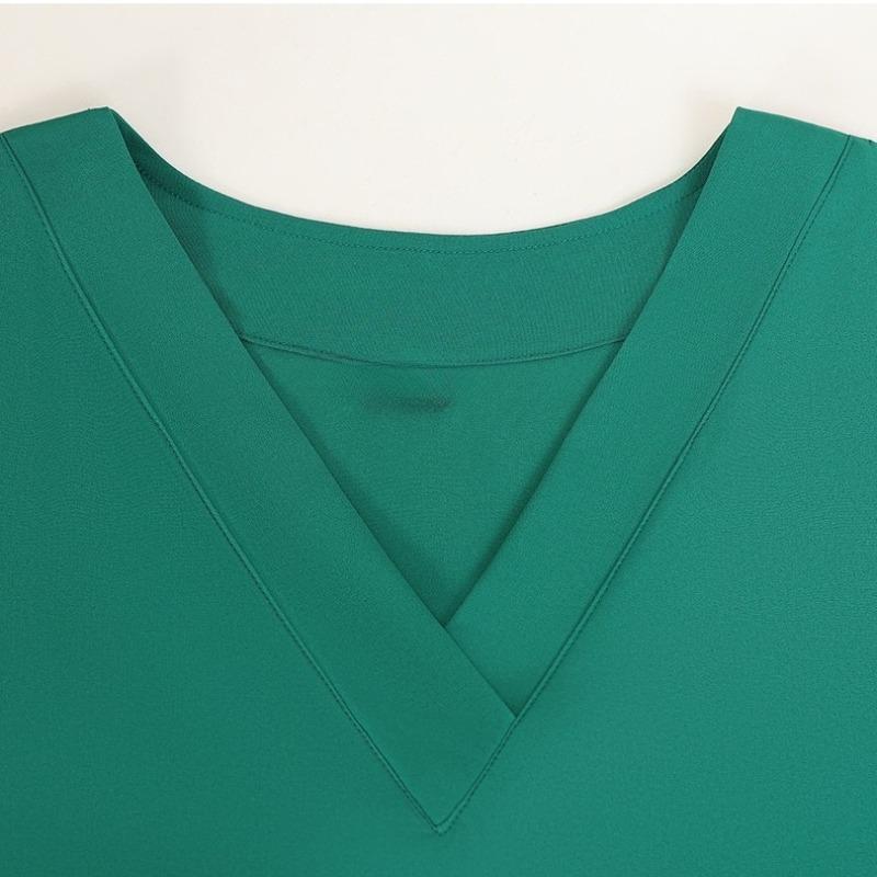 Medical Uniform Short-sleeved Suit Nursing Uniform Women's Health Pharmacy Clinic Overalls