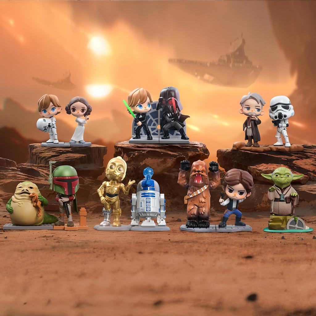 POP MART Star Wars Series [1 Piece] Pop Mart Gachapon Blind Box Figure Plastic Model Premium Toy Soft Vinyl Original Character Birthday Gift
