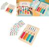 Wooden Brain Teaser Cards With Fourcolor Puzzle For Early Education And Cognitive Development