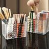Clear Acrylic Makeup Brush Holder Desk Cosmetic Organiser Lipstick Storage Lipstick Storage Holder