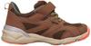 Hi-Tec KD046 FLASH FORCE KIDS Outdoor Sneakers, LED Camp, Brown, 19.0 cm, 2E