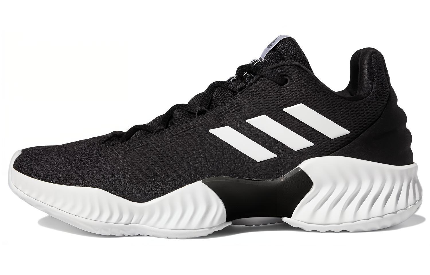adidas Pro Bounce 2018 Low Black White FW5747 46