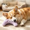 Independent Play Pet Toy Interactive Pillow, with Built-in BB Sound Device, Soft Long Fabric Cat Embroidered U-Shaped Neck Protector, for Cats