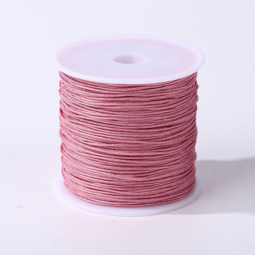 Handmade No. 72 Jade Thread - 0.8mm Wear-Resistant String for Jewelry Crafting, Hand Rope, Bracelets, DIY Necklaces, 50m