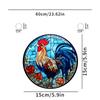 Personalized Butterfly Door Hanging Decor Acrylic Stain Glass Window Hanging Craft Colorful Bedroom Living Room Home Decoration