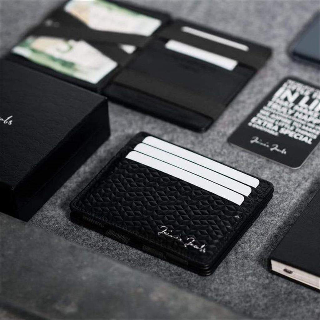 Carteira Compacta Jaimie Jacobs FLAP BOY SLIM [Importação Oficial] (Direitos de Distribuição Exclusivos no Japão Adquiridos) (Preto Diamante)