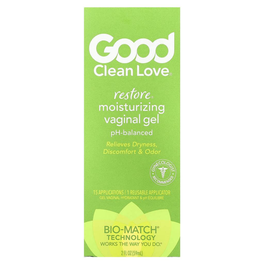 Good Clean Love, Restore® Moisturizing Vaginal Gel, 2 fl oz (59 ml)
