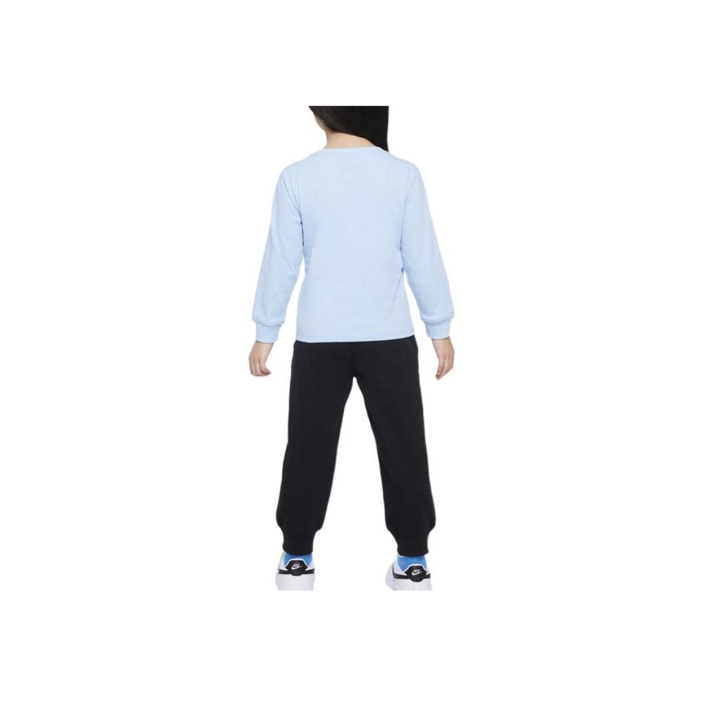 Nike Casual Sports Suit Sportswear FW24 On The Move Fashion Simple Comfortable Soft Long Sleeve Baby suits Blue Black IH0963-010