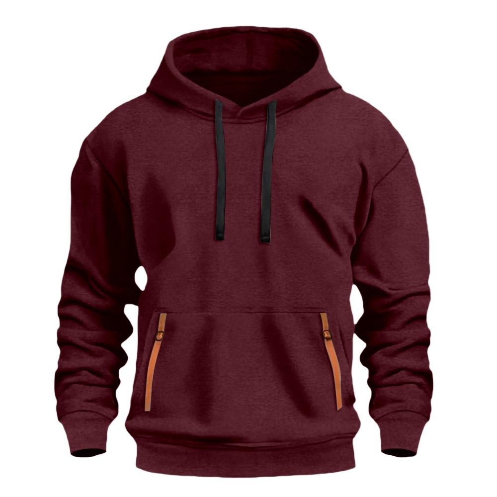 New Men's Ribbon Sweatshirt Sportswear Y2K Zipper Sweatshirt Fleece Hooded Casual Sweatshirt Fashion Innovation Trend