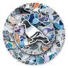 50 Cartoon Tauben Graffiti Aufkleber: Wasserdicht, Tierdesign, DIY für Kinder, Skateboards und Koffer