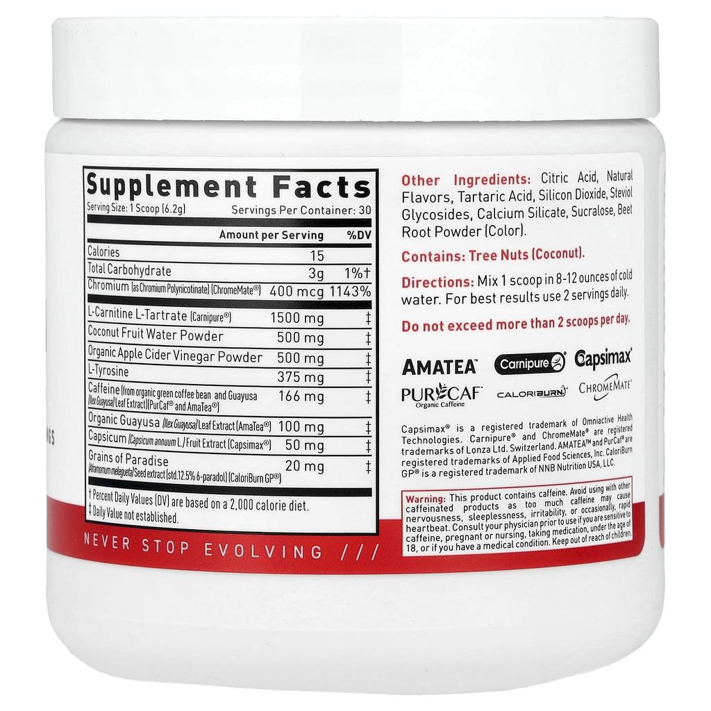 Clean Burn, Strawberry Lemonade, 186G(6.56Oz)