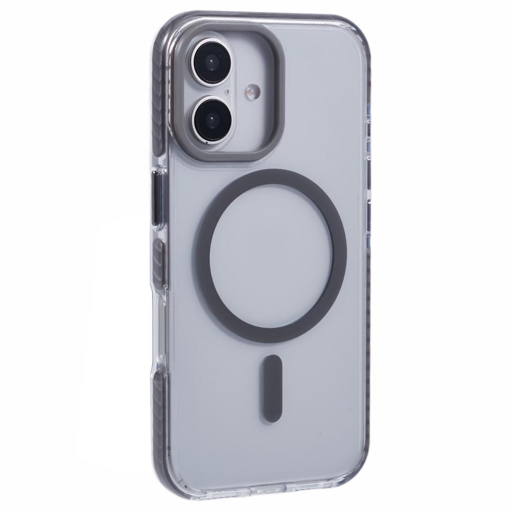 For iPhone 16 Plus Clear Case Compatible with MagSafe TPU+PC Back Cover