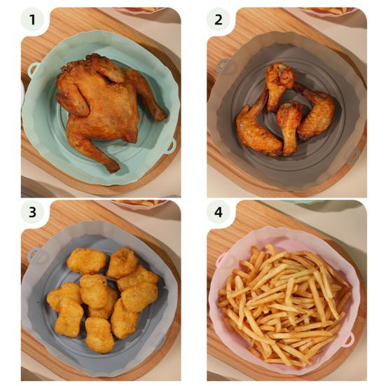 Grilovací deska Rovnoměrné nahřívání Nepřilnavá Olejivzdorná 3D odvodňovací drážka Dvouuchá rukojeť Silikonová izolační podložka pod tác pro jídelnu