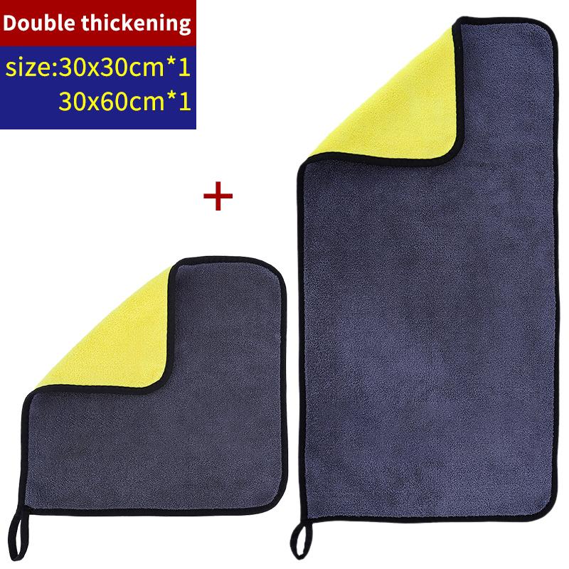 1/3/5Pcs Microfiber Cleaning Towel Car Cleaning Cloths Professional Detailing Car Drying Microfiber Towel Wash Towel Accessories