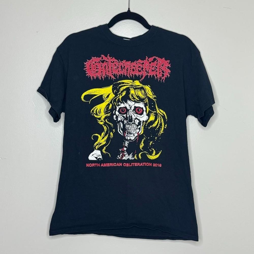 Винтажная футболка с коротким рукавом Gatecreeper Band Tour S-5XL IM0768 Унисекс XXXXL