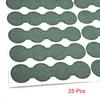 100pcs Self-Adhesive 21700 18650 26650 Battery Insulating Gasket, Hollow Paperboard Electrical Insulation Pad Rings 1S-8S Solid