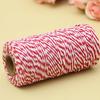 100m/3937inch DIY Cotton Rope Cotton Thread Hand-woven Cotton Thread Clothes Gift Packaging Rope Accessories Cotton Thread