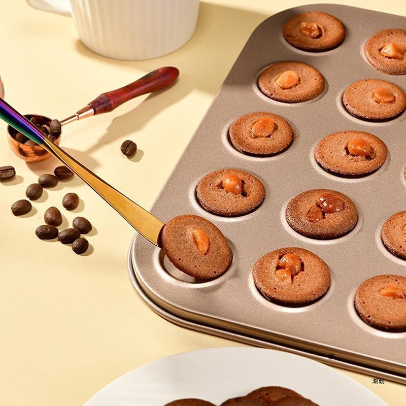 35 Löcher Backform aus Kohlenstoffstahl Macarons Backmatte Antihaft-Backgeschirr Ofen-Backform Desserttablett Kuchenform