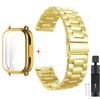 TPU Case+Stainless Steel Strap For Redmi Watch 5 Active Soft Case For Xiaomi Redmi Watch 5 Lite Luxury Metal Watchband Correa