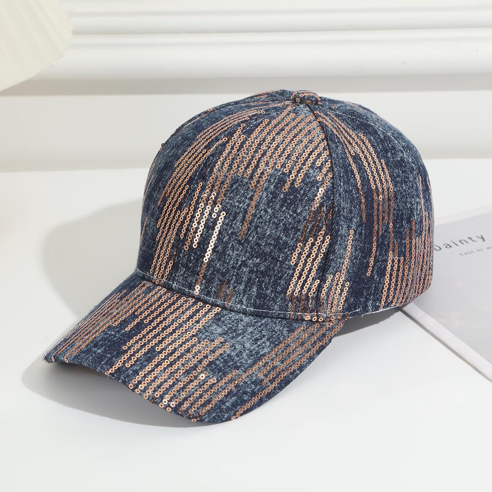 Fashionable Denim Baseball Cap Unisex Autumn Winter Style Breathable Sunshade Windproof Warm Curved Brim Hat for Men And Women