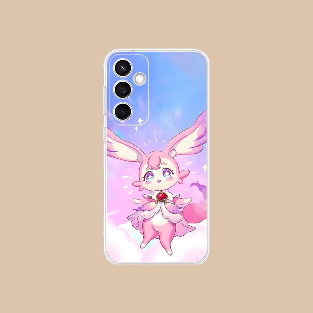 HSR Mem Clear Mobile Phone Case for Samsung Galaxy S25 S24 S23 S22 S21Plus FE Ultra Colorful Cover