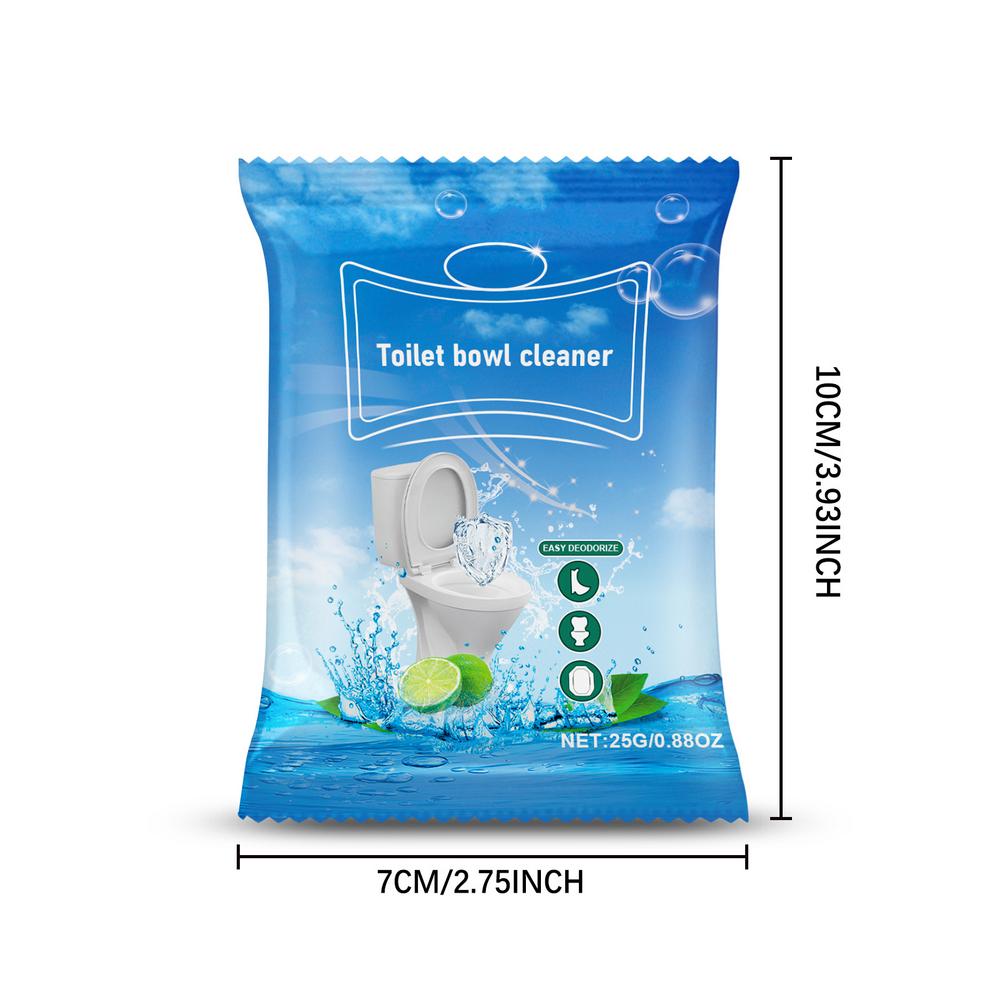 

Toilet Tank Cleaner Powder Powder Splash Foaming Toilet Cleaners No Scrub Deep Cleaning Bathroom Supplies For Family Friends 25g