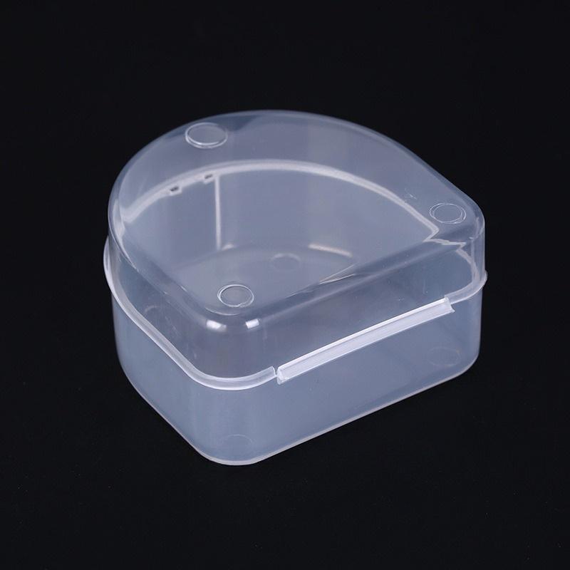 1pc/2pcs Dental Box - Denture and Mouth Guard Storage Case for Hygienic and Convenient Storage