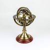 Nauticl Antique Vintage Zodiac Armillary Brass Sphere Globe Display de madeira |