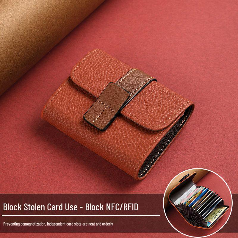 Women's Multi-Card Slot Holder - Large Capacity, Elegant Driver's License and Card Sleeve