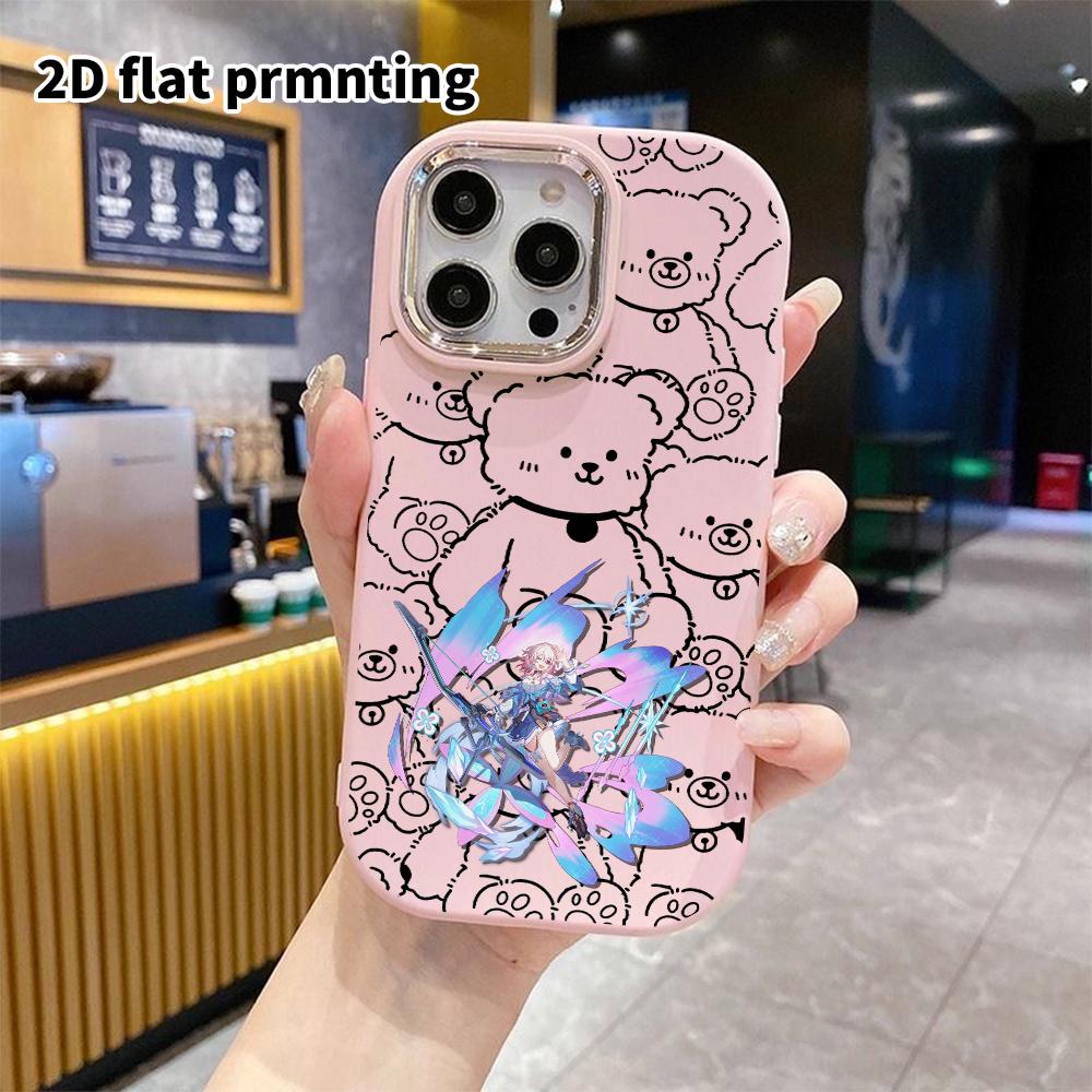 Phone case: 2D flat design suitable for iPhone 18 17 16 15 14 13 Pro protective case, couple style, cute goddess, Christmas and Halloween gift