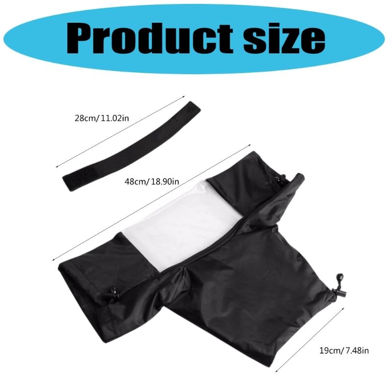 Waterproof DSLR Camera Cover AntiFog TPU Window Protective Shell For Outdoor Photography Rain Snow Protections Nylons