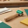 Seam Roller with Wooden Handle Ergonomic Silicone Seam Roller Tool Compact Anti-Corrosion for Repair, Workshop