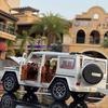 1/24 Benz G63 SUV Model auta ze slitiny Diecast & Hračka Kovové terénní vozidlo Model auta Simulace Zvuk Světlo Sběratelská hračka Dárek