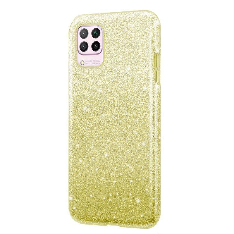 Huawei P40 Lite Glitter Case, Gold