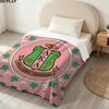 1PC Aka Patterned Flannel Blanket Suitable For All Seasons For Home Decor Warmth And Comfort Gifts Holiday Present